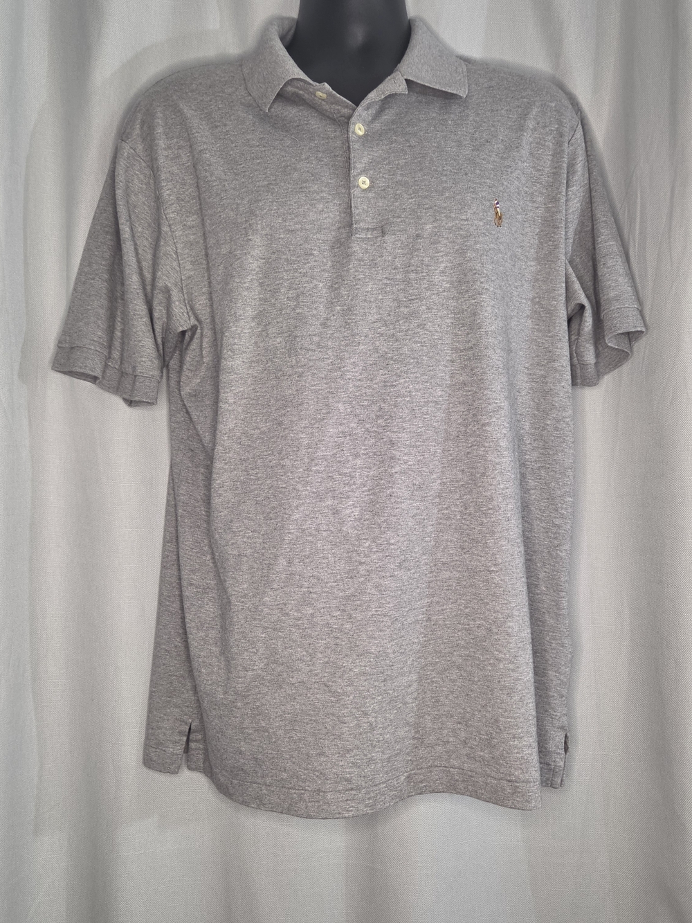 Polo by Ralph Lauren Men’s Heather Gray Polo Size LT - Picture 2 of 11
